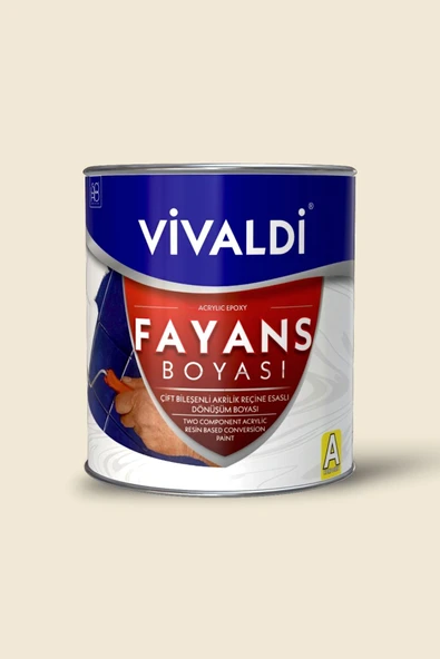 Vivaldi Fayans Boyası - Astar Ve Vernik Gerektirmeyen Boya - Sınırsız Renk 1 Kg ürün görseli