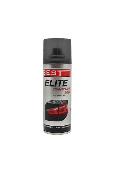 Best Elite Transparan Far Boyası 200 Ml Siyah