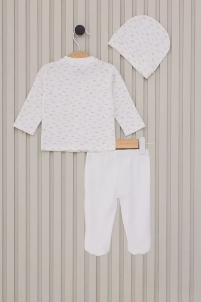 Bebek 3'lü Takım Usb2023 Krem - 6