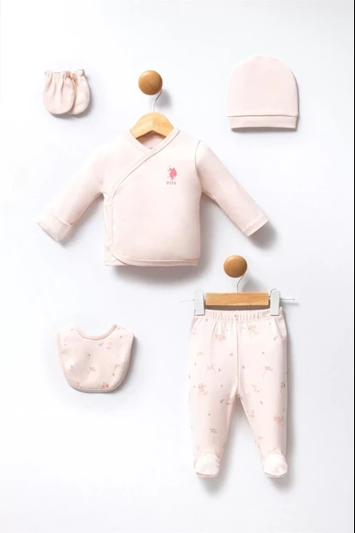 5'li Hastane Çıkış Seti Usb2351 Pudra - Resim 3