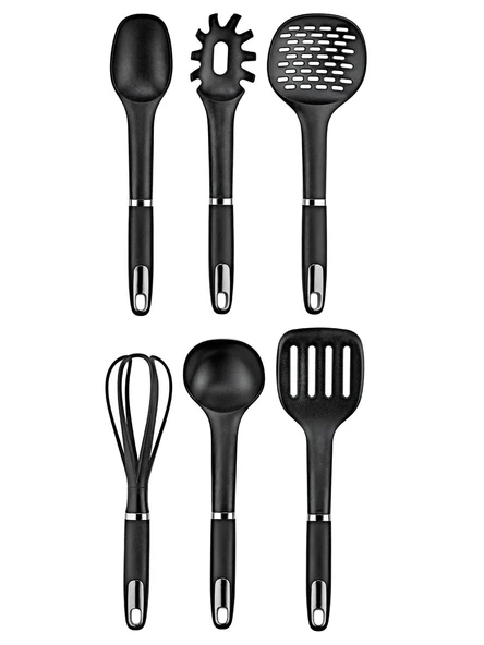 Technow Vip Ahmet VP-308 6 Parça Mat Krom Lüks Servis Seti - Resim 2