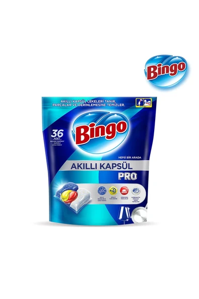 Bingo Akıllı Kapsül Pro Bulaşık Makinesi Tableti 36'lı - 2