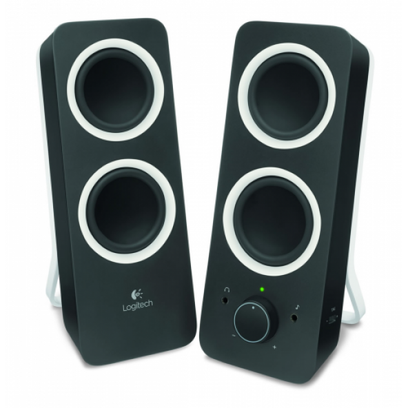 LOGITECH 980-000810, Z200, 10W, 1+1, Ton Kontrol Özellikli, Multimedya, Speaker (Siyah) - 1