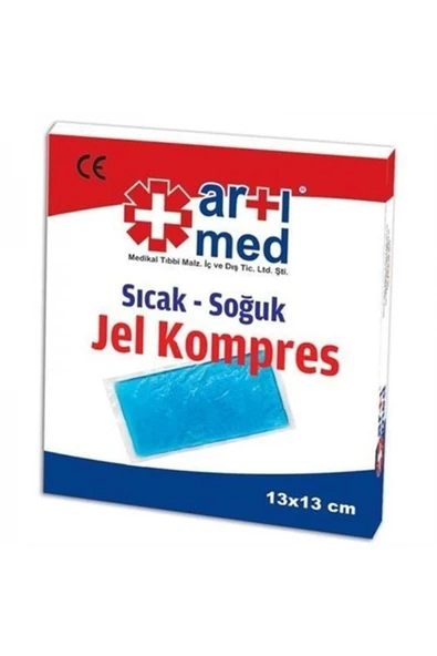 Artımed Sıcak Soğuk Jel Kompres Özel Kılıflı 13x13 cm