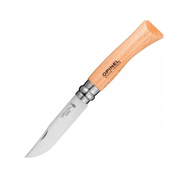 Opinel Inox No 7 Kayın Saplı Paslanmaz Çelik Çakı - 6