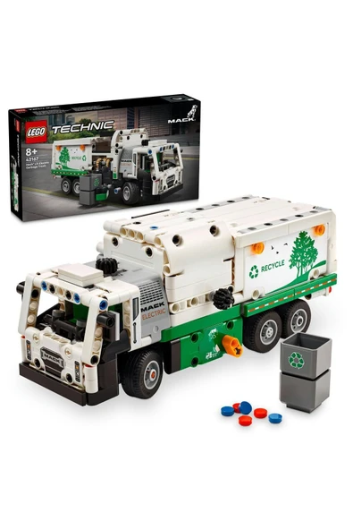 LEGO ® Technic Mack® LR Electric Çöp Kamyonu 42167 - 8+ Oyuncak Model Yapım Seti (503 Parça)