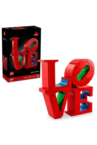 LEGO ® Art LOVE 31214 - 18+ Koleksiyonluk ve Sergilenebilir Kanvas Tablo Yapım Seti (791 Parça)