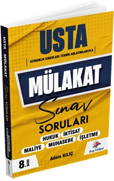 Usta Mülakat Kurum Sınavları Soruları 8. Baskı Dizgi Kitap