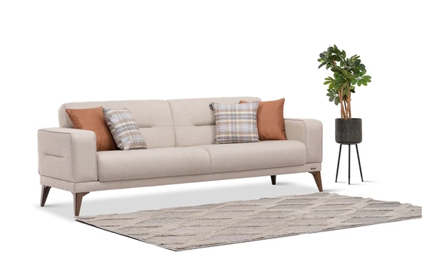 Vipa Vegas 3+1 Koltuk, Şık ve Rahat İskandinav Tasarım, Salon ve Oturma Odası İçin - 2