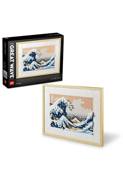 LEGO ® Art Hokusai – Büyük Dalga 31208 - 18+ Dekoratif için Tablo Yapım Seti (1810 Parça)
