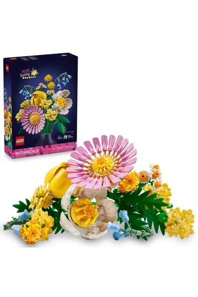 LEGO ® Botanicals Küçük Sarı Buket 10347 - 9+ Çiçek Model Yapım Seti (373 Pr)