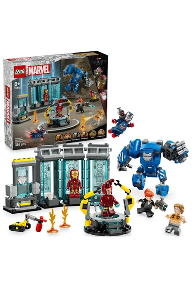 LEGO Marvel Iron Man’in Laboratuvarı 76315 - 8 Yaş ve Üzeri Çocuklar için Oyuncak Yapım Seti (384 Parça)