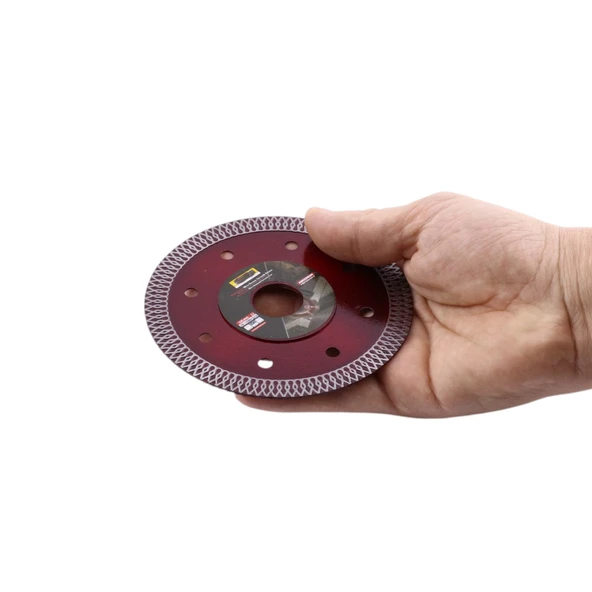 Ultra İnce Hassas Elmas Seramik Mermer Porselen Fayans Granit Sulu Kuru Kesim Kesme 115 mm Disk - 2