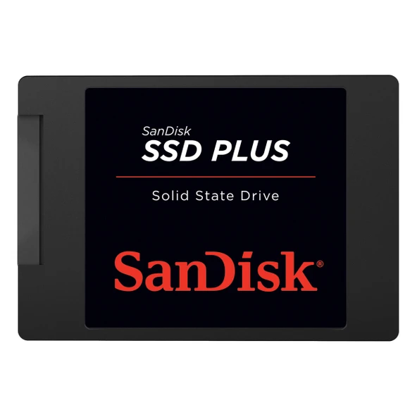 SanDisk SSD Plus SDSSDA-480G-G26 480GB (535/445MB/s) 2.5" SATA3 SSD ürün görseli 1