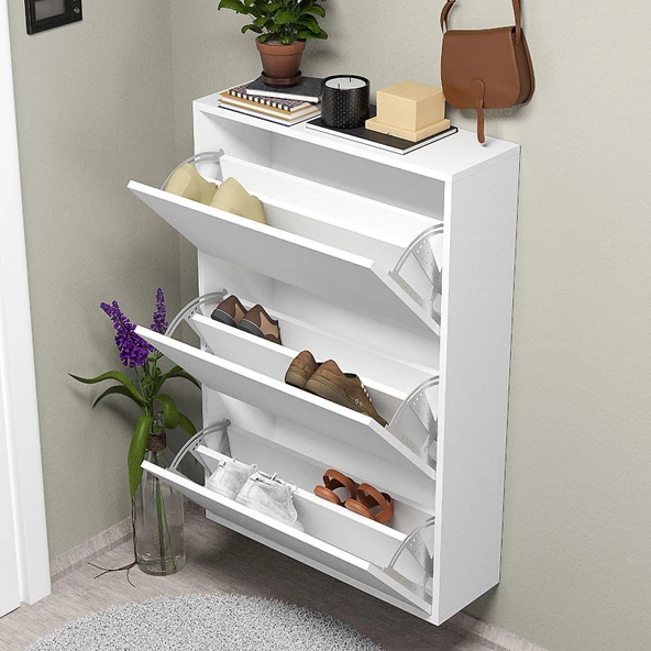 ROEWOOD DÜŞER KAPAK AYAKKABILIK BEYAZ