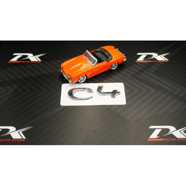 Citroen C4 Picasso 2011'' Bagaj Krom ABS 3M 3D Yazı Logo Amblem - 2