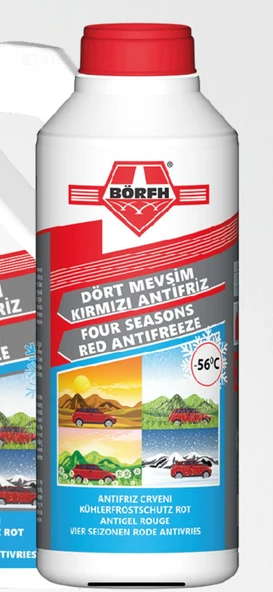 Börfh -56 Motor Antifirizi Kırmızı 1,5 LT