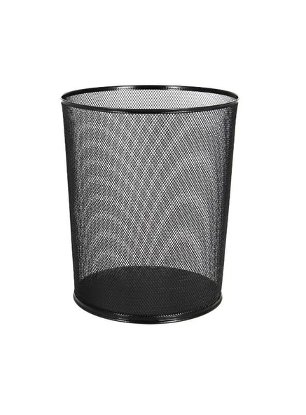 Mimaks Çöp Kovası Metal Tam Perforeli Siyah D-3 - 3