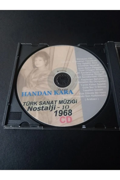 Escoines Koleksiyon 399636819e1904f4ef TÜRK SANAT MÜZİĞİ Handan Kara Nostarji-10 (1968) CD - 4