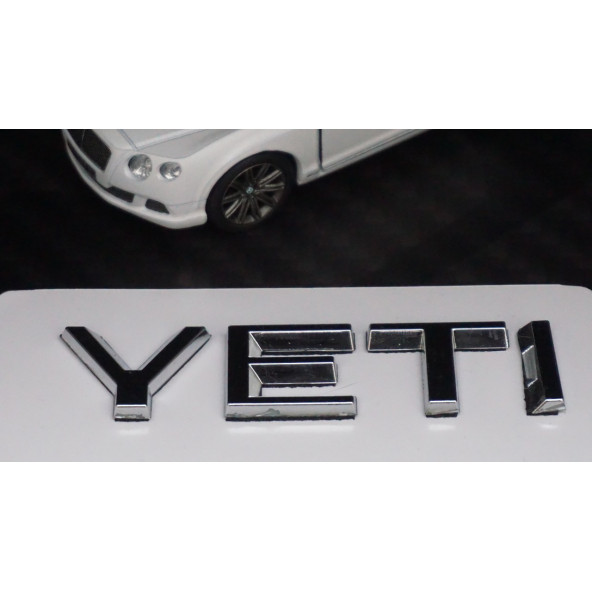 Skoda Yeti Bagaj 3M 3D Krom ABS Yazı Logo Amblem - Resim 4