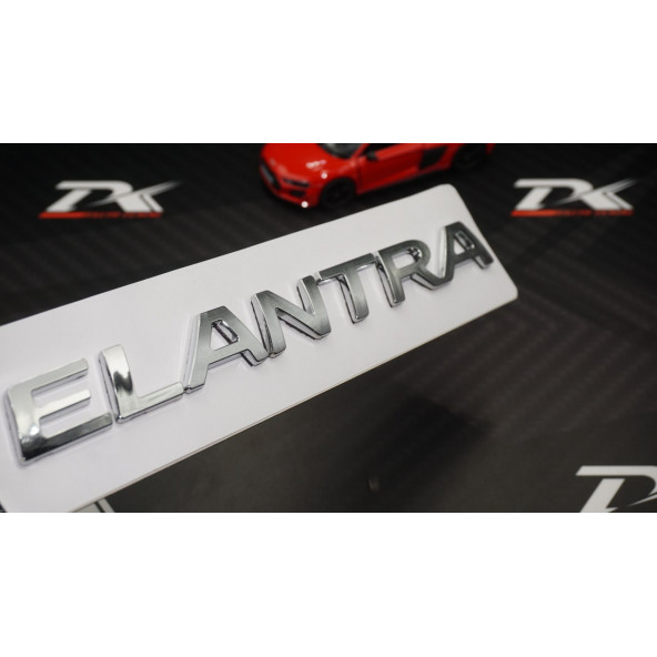Hyundai Elantra Bagaj 3M 3D Krom ABS Yazı Logo Amblem ürün görseli