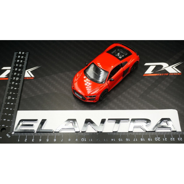 Hyundai Elantra Bagaj 3M 3D Krom ABS Yazı Logo Amblem - Resim 7