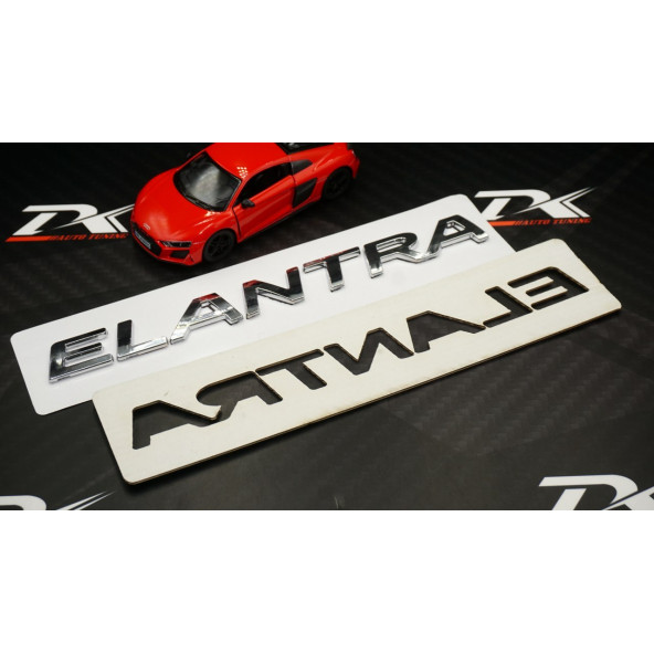 Hyundai Elantra Bagaj 3M 3D Krom ABS Yazı Logo Amblem - Resim 8