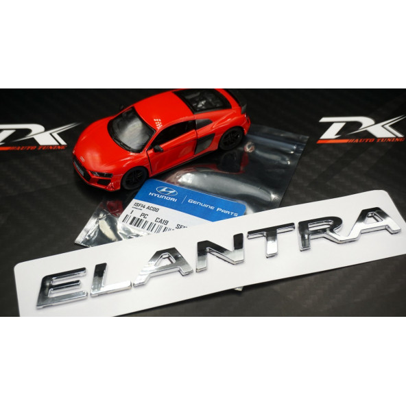 Hyundai Elantra Bagaj 3M 3D Krom ABS Yazı Logo Amblem - Resim 9