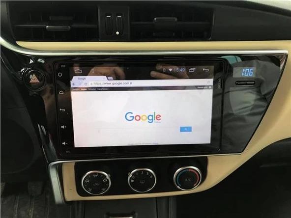 For-x Toyota COROLLA(2017-2018) 10.1'' Android-4gb RAM-64GB-ÖN Kayıt Kamera Dvr-Harici Mikrofon-KABLOSUZ Car Play-Wifi-Hd Kamera Hediye-Fm-Mp3-Bt-Mp5-Hd - 3