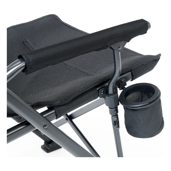 Roxy Comfort+ Black Edition Yüksek Konforlu Katlanır Kamp Sandalyesi - 5