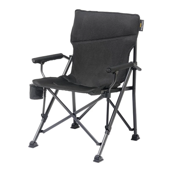 Roxy Comfort+ Black Edition Yüksek Konforlu Katlanır Kamp Sandalyesi - 2