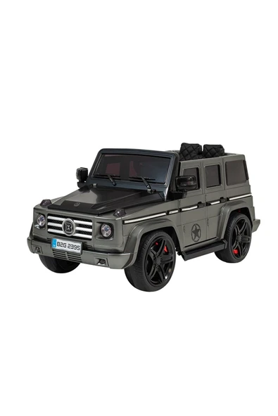 Baby2Go 2395 Safari Uzaktan Kumandalı Deri Koltuklu 12 Volt Akülü Araba Antrasit