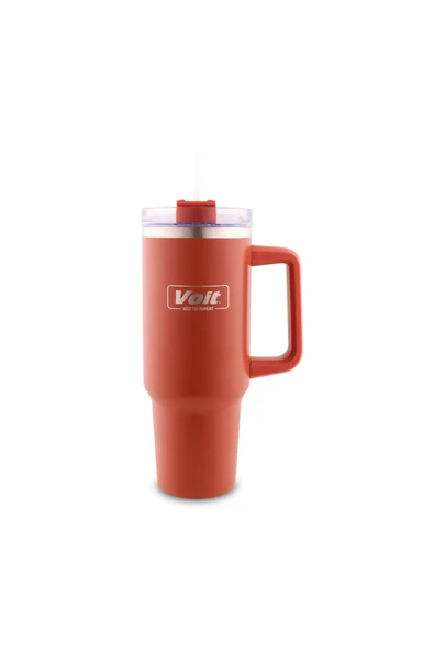 Voit Urban Pipetli Turuncu 1.2 lt Pipetli Termos Bardak