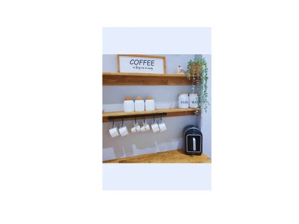 Jusso Coffee Bar Kahve Köşesi ve Duvar Askılığı