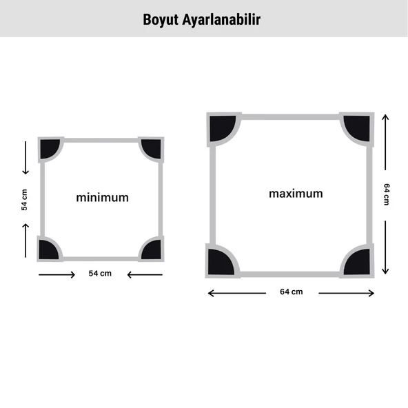 Çamaşır Makinesi Kurutma Makinesi İstifleme Birleştirme Kiti Arçelik - Beko Ayarlanabilir - Resim 3