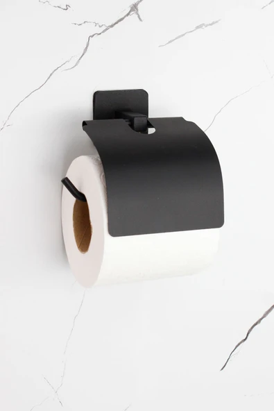 HIMYHOME Mat Tuvalet Kağıtlığı Tam Kapaklı Wc Kağıtlık Banyo Tuvalet Kağıdı Askısı