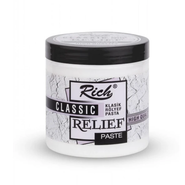 Rich Klasik Beyaz Rölyef 250 Cc/350 Gr (01983)