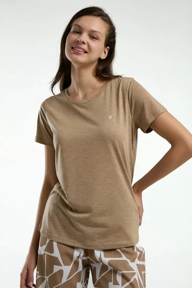 Pierre Cardin 9014 Kadın Kapri Pijama Takım