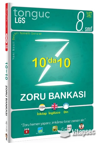 8.Sınıf 10 da 10 Zoru Bankası Tonguç Akademi