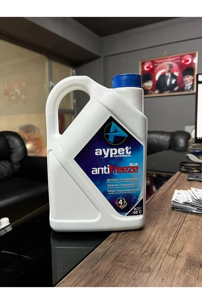 Aypet 4 Mevsim Antifiriz -56 Derece Tam Koruma Mavi Orijinal 3L