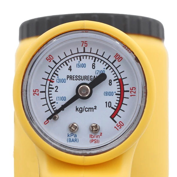 Metal Hava Kompresörü 150 Psı 12V Araç Tipi Çakmaklık Araba Bisiklet Teker Lastik Şambrel Top Şişirme - 2