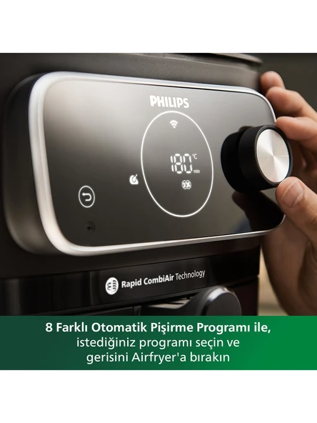 Philips Airfryer HD9875/90 7000 Serisi Combi XXL Connected 8.3 lt Yağsız Fritöz - 6