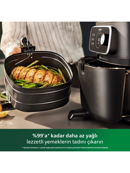 Philips Airfryer HD9875/90 7000 Serisi Combi XXL Connected 8.3 lt Yağsız Fritöz - 4