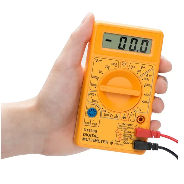 Dijital Multimeter Pensa Amper Metre Dijital Pensampermetre Voltaj Dc Alternatif Akım Ölçme Ölçüm - 5