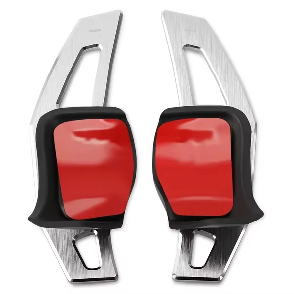 YıldızTuning  Volkswagen Tiguan 2009-2015 Gri Direksiyon F1 Kulakçık Vites Mini - 2