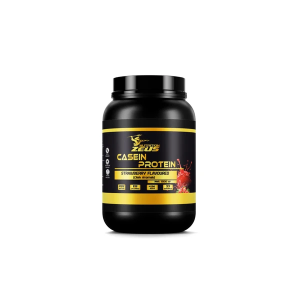 Zeus Nutrition Casein Protein 1000 Gr-Çilek-Aroma