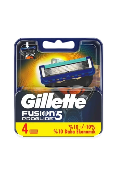 Gillette Fusion Proglide Yedek Tıraş Bıçağı 4'lü Yeni Paket