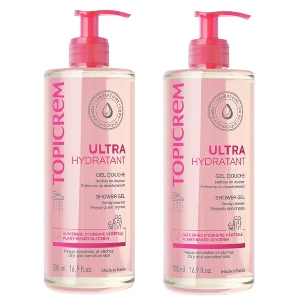 Topicrem Ultra Hydratant Duş Jeli 500 ml 2 Adet