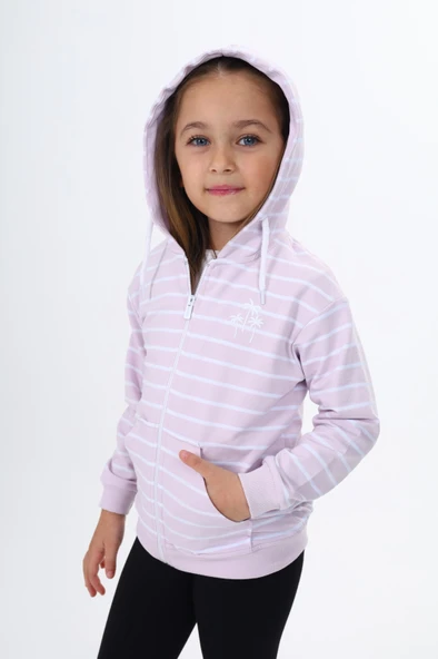 Toontoy Kız Çocuk Baskılı Hırka - 6