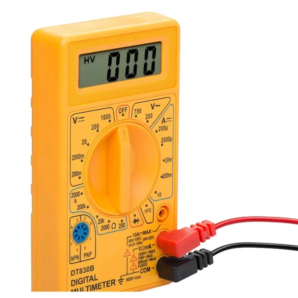 Dijital Multimeter Pensa Amper Metre Dijital Pensampermetre Voltaj Dc Alternatif Akım Ölçme Ölçüm - 3